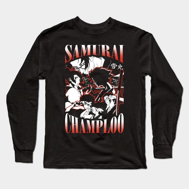 Samurai Champloo The Three Long Sleeve T-Shirt by TrueStory